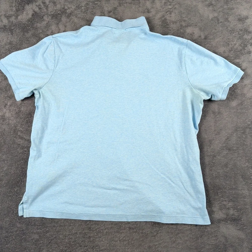 Vintage Polo Ralph Lauren Men's Classic Fit Soft Cotton Polo Shirt Large Blue